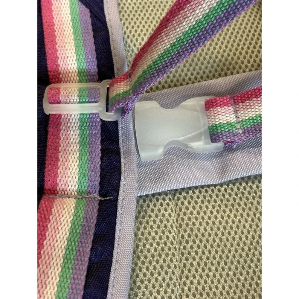 Pottery Barn Mackenzie Rainbow Heart Galaxy Glow-in-the-Dark Large Backpack RUBY